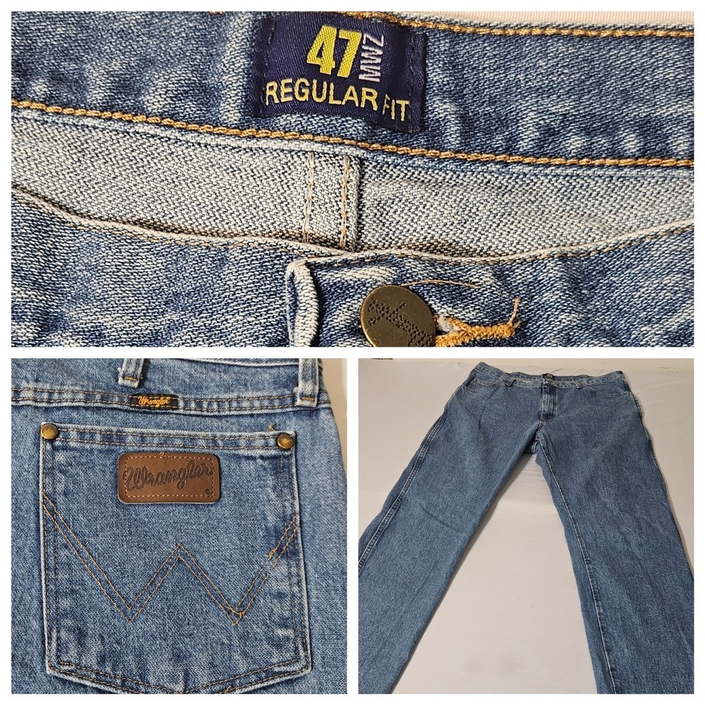 Wrangler 47MWZ Premium  (38x30) Performance Cowboy Cut  Jeans Acid Stone‎